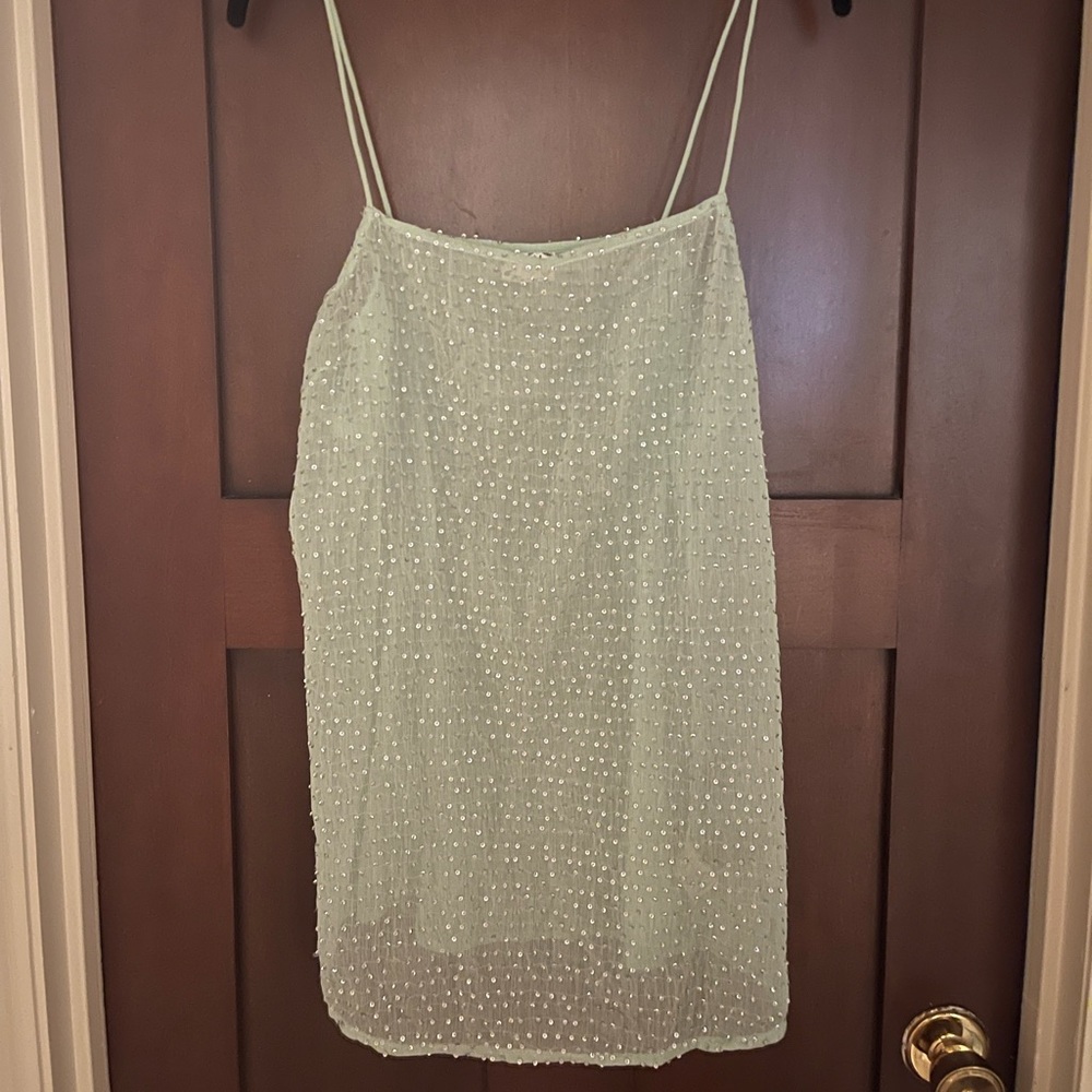 FREE FEOPLE INTIMATELY- Sequin slip dress! NEW YEARS DRESS!